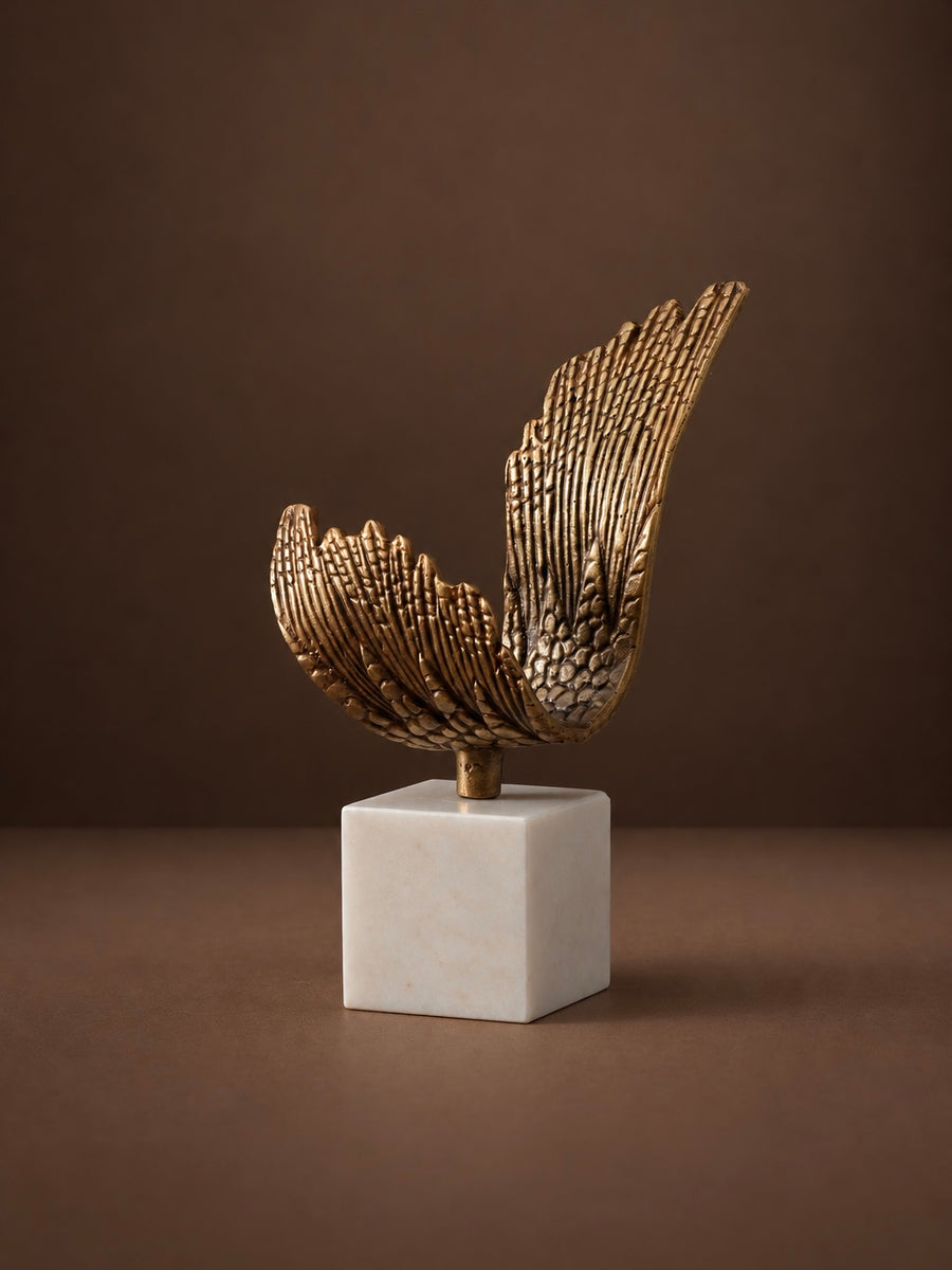 Objet décoratif blanc