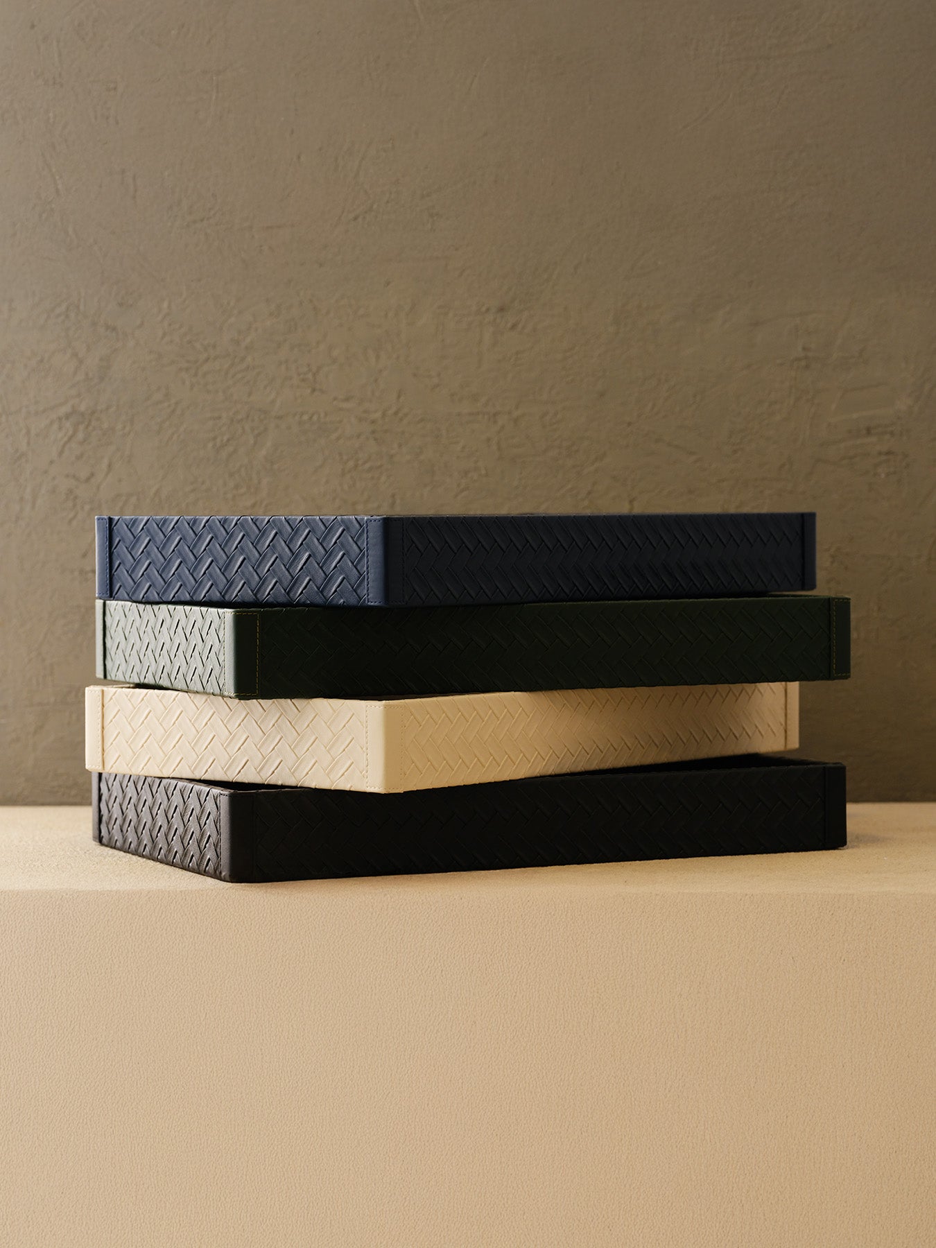 Plateau rectangulaire vert