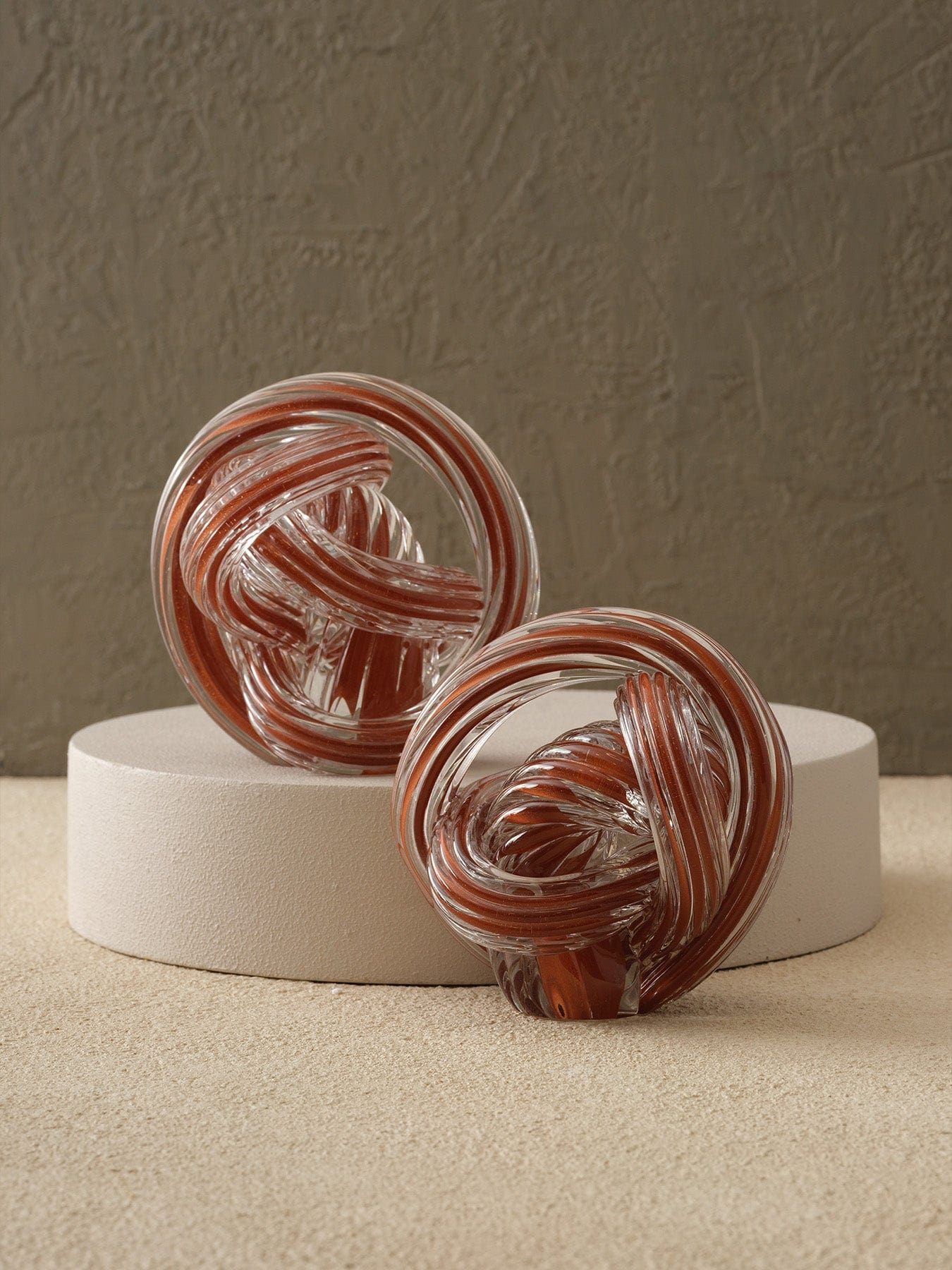 Talia interieurs Nœuds en cristal ambre