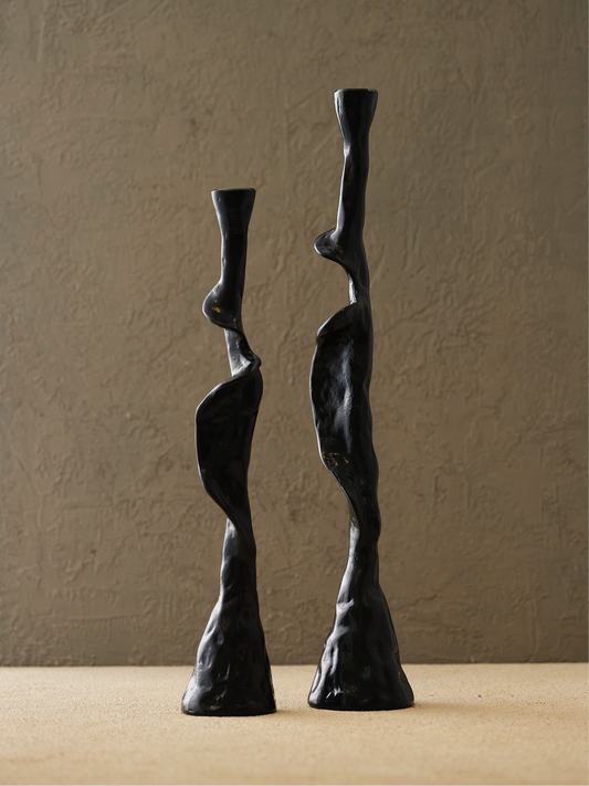 Bougeoirs Hestia noir