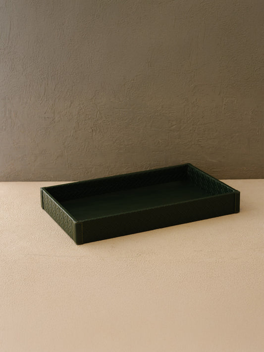 Plateau rectangulaire vert
