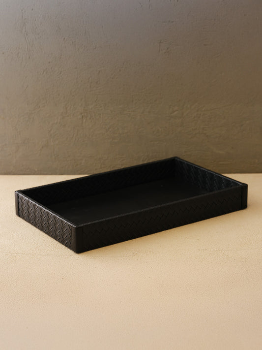 Plateau rectangulaire noir