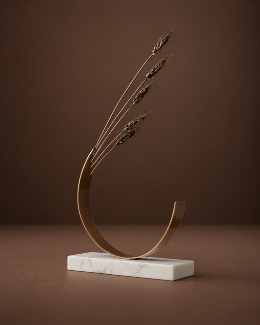 Sculpture Couronne de Blé