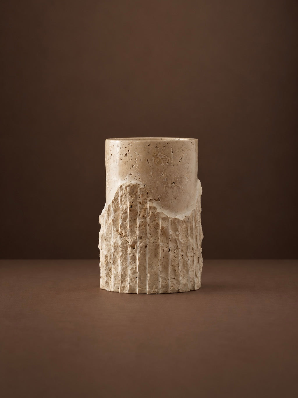 Set of Travertine Vases