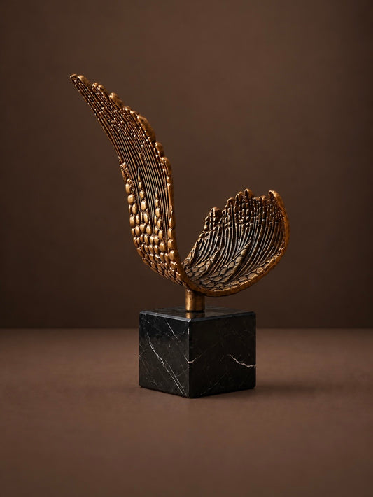 Objet décoratif noir