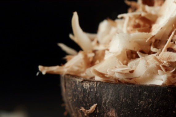 Noix de coco grillée