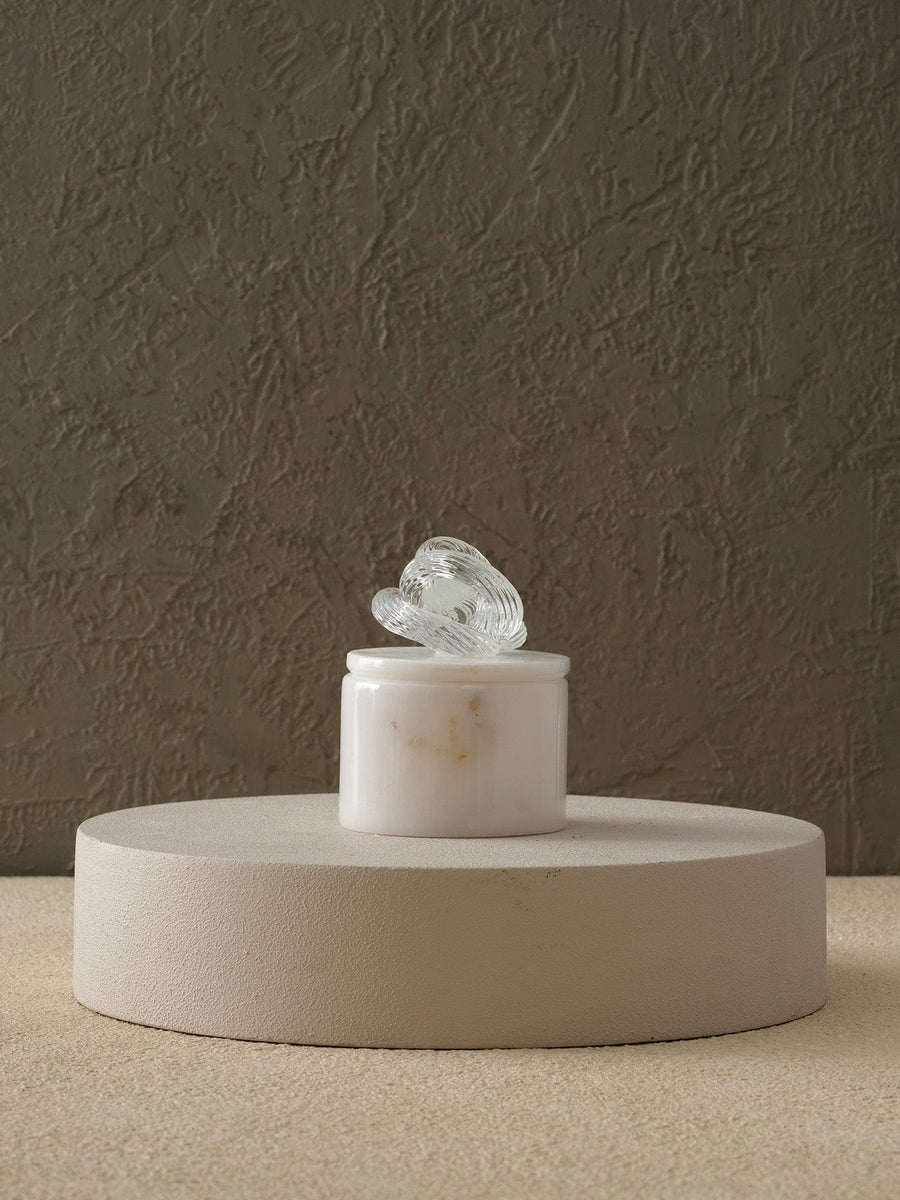 Talia interieurs Boite de rangement en marbre S