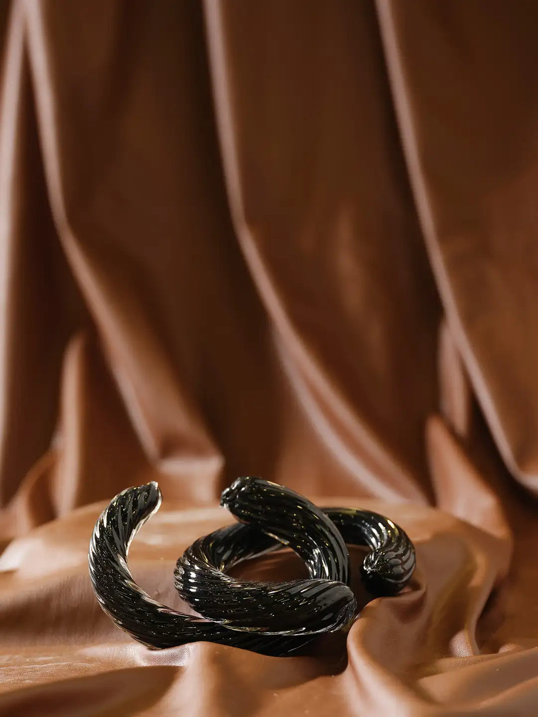 Talia interieurs Chaîne en verre noir