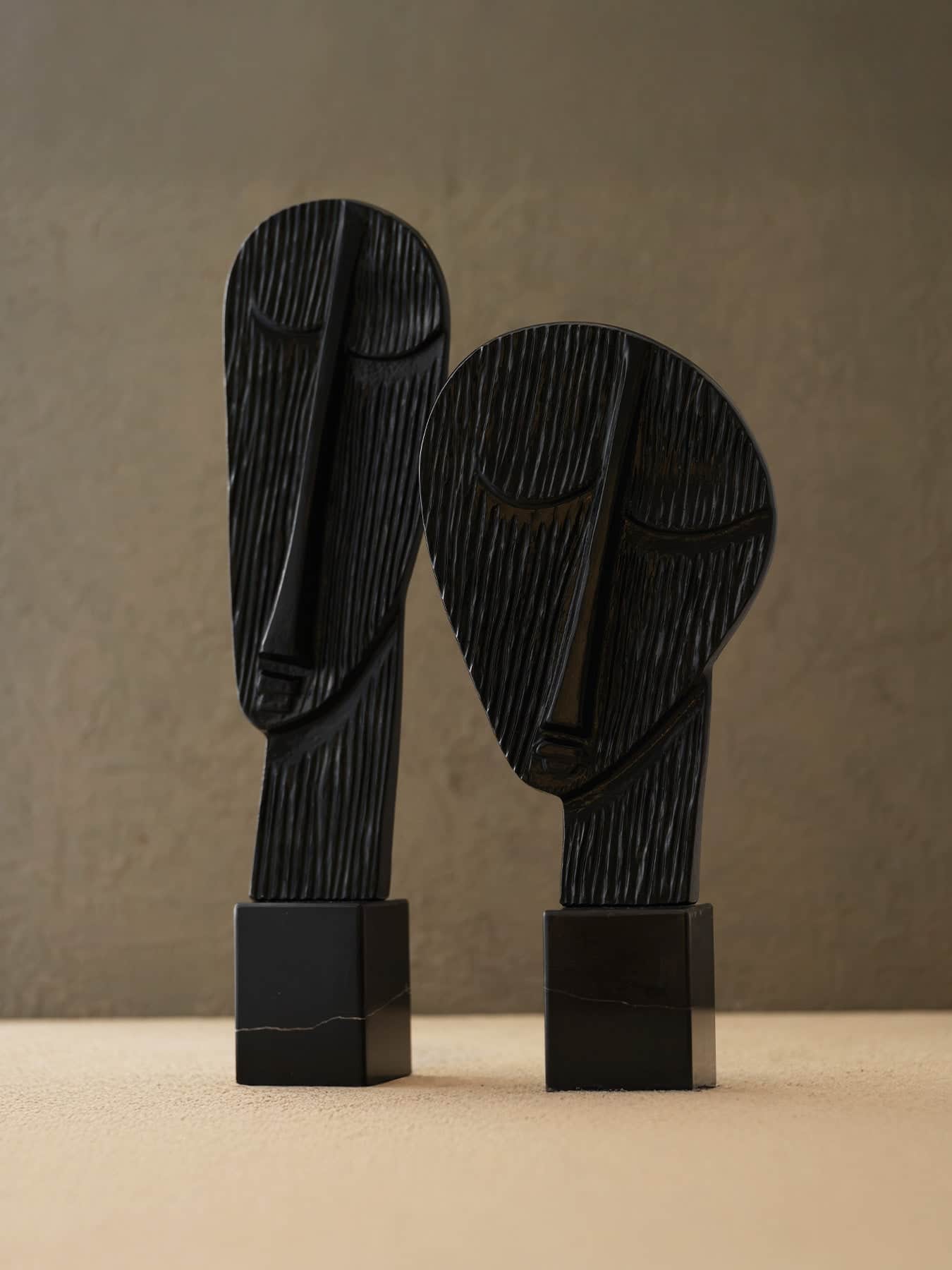 Talia interieurs Ensemble de sculptures abstraites